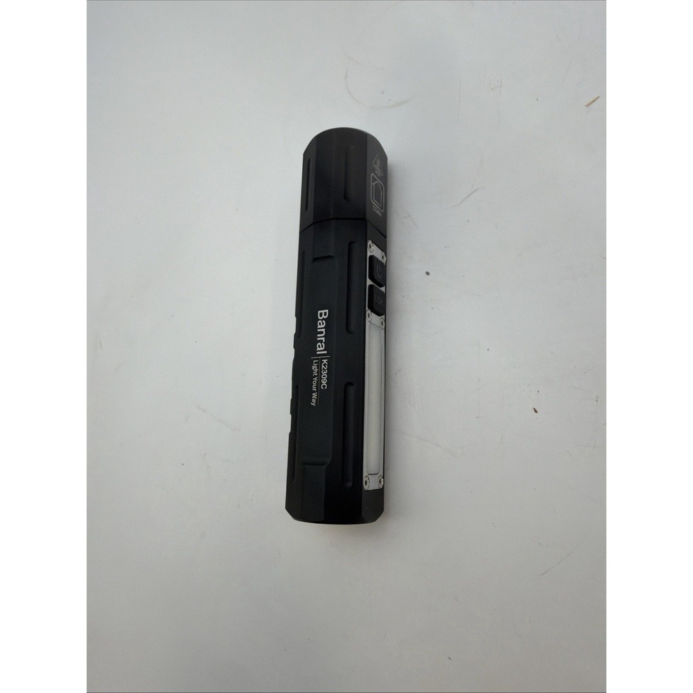 Banral K2309C Rechargeable LED Flashlight Black Portable Outdoor Light